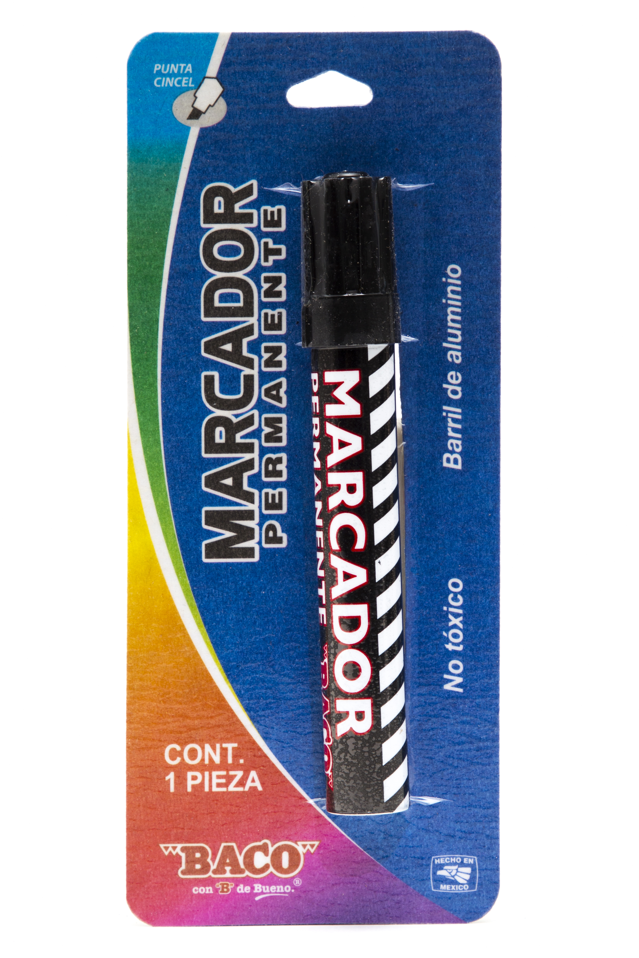 Marcador Faber 54E Permanente Negro